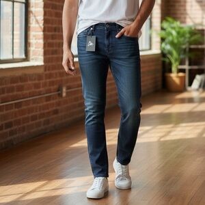 CLSC 30 Mens Jeans Dark Wash Slim Straight Fit Denim New